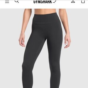 GYMSHARK Whitney Black High-Waisted Leggings
